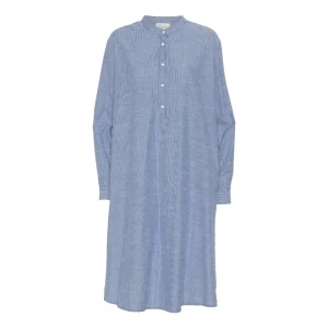 Barcelona skjorte - Medium Blue Stripe