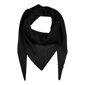 Doha cashmere scarf large - Black